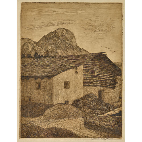 GOTTARDO SEGANTINI : Engadinerhaus (DOBIASCHOFSKY AUKTIONEN AG)