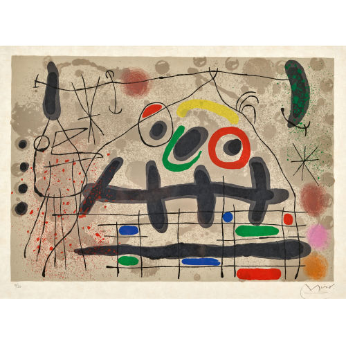 JOAN MIR� : 'Le l�zard aux plumes d'or' (DOBIASCHOFSKY AUKTIONEN AG)