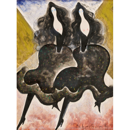 HUGO SCHEIBER : Zwei T�nzerinnen (DOBIASCHOFSKY AUKTIONEN AG)