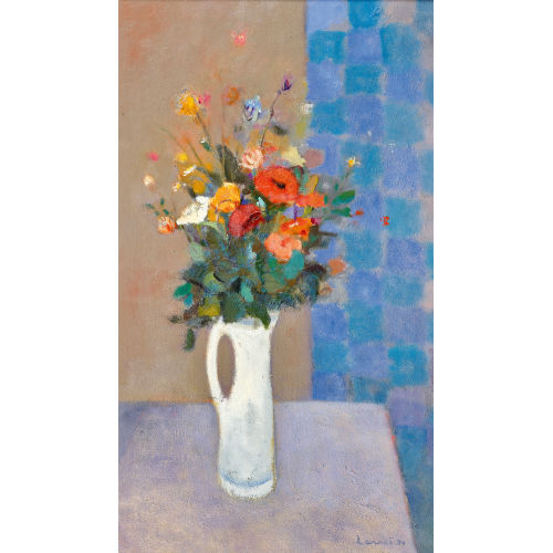 ALPHONSE LANO� : 'Bouquet aux coquelicots' (DOBIASCHOFSKY AUKTIONEN AG)