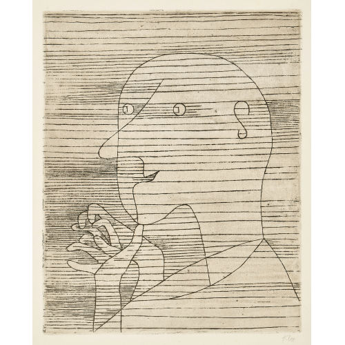 PAUL KLEE : 'Rechnender Greis' (DOBIASCHOFSKY AUKTIONEN AG)