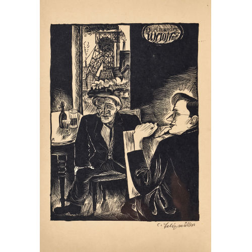 CONRAD (EIGTL. M�LLER FELIXM�LLER : 'Der Proletarier als Modell' (DOBIASCHOFSKY AUKTIONEN AG)