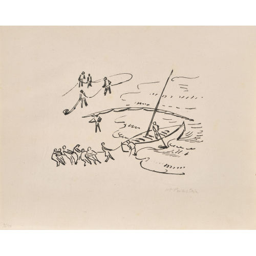 HERMANN MAX PECHSTEIN : Am Strand (DOBIASCHOFSKY AUKTIONEN AG)