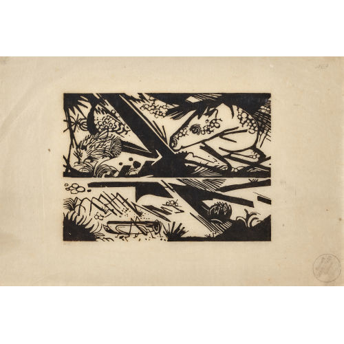FRANZ MARC : 'Pferd und Igel' (DOBIASCHOFSKY AUKTIONEN AG)