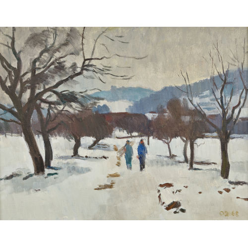 OSKAR ZIMMERMANN : 'Winter' (DOBIASCHOFSKY AUKTIONEN AG)
