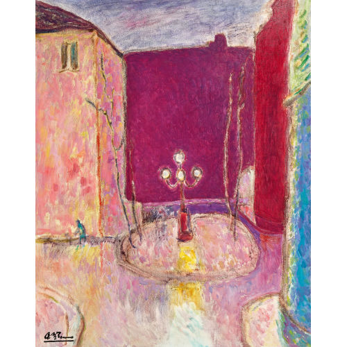 ANTONIO MARTIN ROMO : 'Place Furstenberg, Paris' (DOBIASCHOFSKY AUKTIONEN AG)