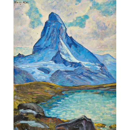 FRAN�OIS GOS : 'Cervin du Stellisee' (DOBIASCHOFSKY AUKTIONEN AG)