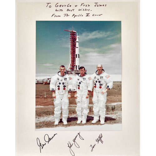 ANONYM : 'Best wishes from the Apollo X Crew' (DOBIASCHOFSKY AUKTIONEN AG)
