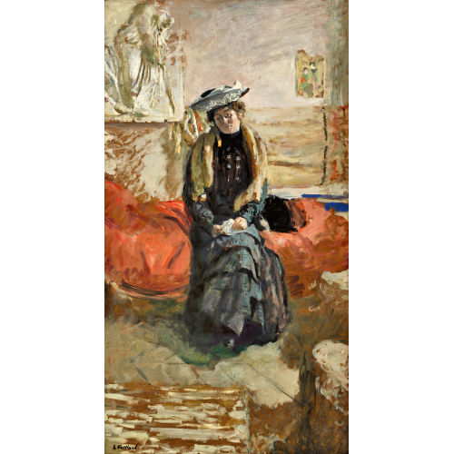 DOUARD VUILLARD : 'Femme sur un divan (L'Attente)' (DOBIASCHOFSKY AUKTIONEN AG)