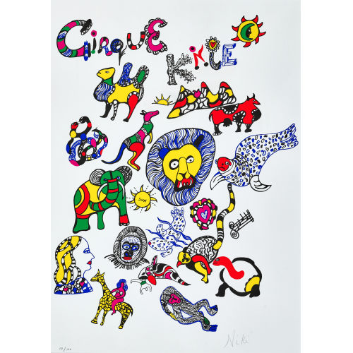 NIKI DE SAINT PHALLE : 'Cirque Knie' (DOBIASCHOFSKY AUKTIONEN AG)