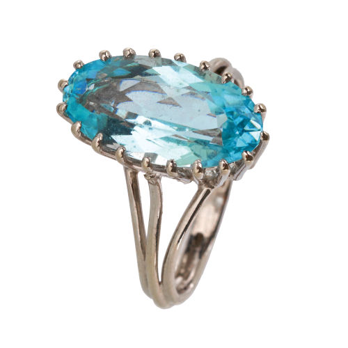 AQUAMARIN-RING : (DOBIASCHOFSKY AUKTIONEN AG)