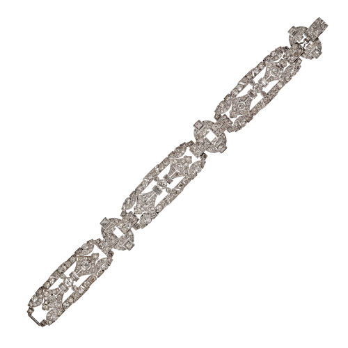 DIAMANT-BRACELET : Art d�co (DOBIASCHOFSKY AUKTIONEN AG)
