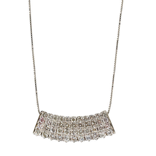 BRILLANT-ANH�NGER MIT KETTE : (DOBIASCHOFSKY AUKTIONEN AG)