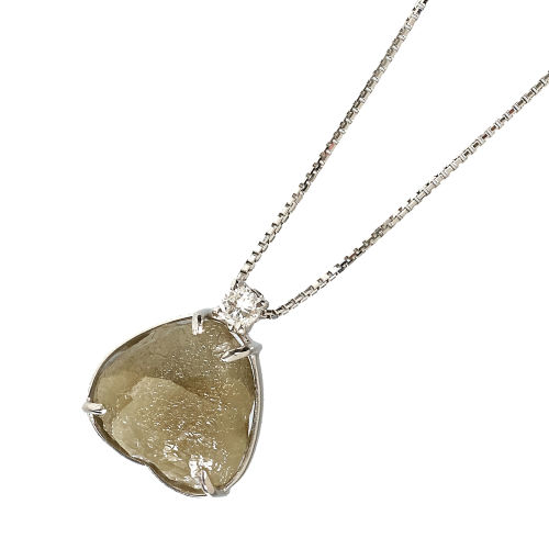 DIAMANT-ANH�NGER MIT KETTE : (DOBIASCHOFSKY AUKTIONEN AG)