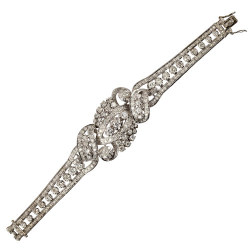 DIAMANT-BRACELET : (DOBIASCHOFSKY AUKTIONEN AG)