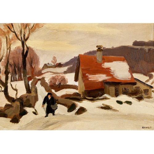 JULES �MILE ZINGG : L'hiver (DOBIASCHOFSKY AUKTIONEN AG)