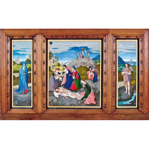 FERDINAND CHARLES FRAN�OIS JOSEPH DE PAPE : Beweinung Christi. Triptychon (DOBIASCHOFSKY AUKTIONEN AG)