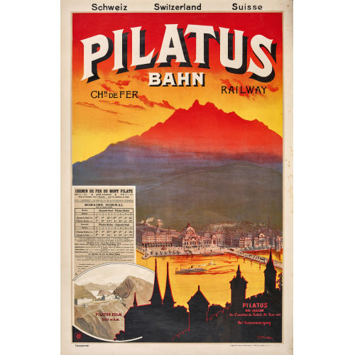 ROBERT WINKLER : 'Pilatus Bahn' (DOBIASCHOFSKY AUKTIONEN AG)