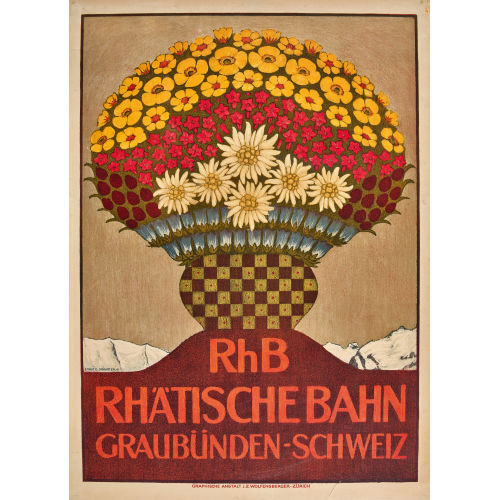 ERNST EMIL SCHLATTER : 'RhB Rh�tische Bahn Graub�nden - Schweiz' (DOBIASCHOFSKY AUKTIONEN AG)