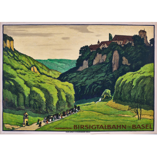 ERNST EMIL SCHLATTER : 'Birsigtalbahn-Basel' (DOBIASCHOFSKY AUKTIONEN AG)