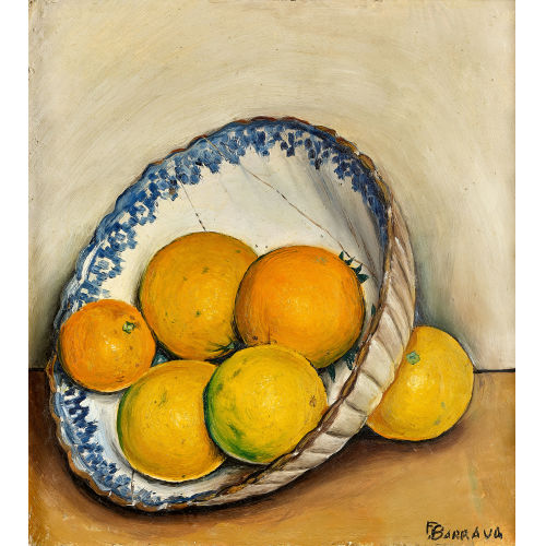 FRAN�OIS �MILE BARRAUD : Nature morte aux oranges (DOBIASCHOFSKY AUKTIONEN AG)