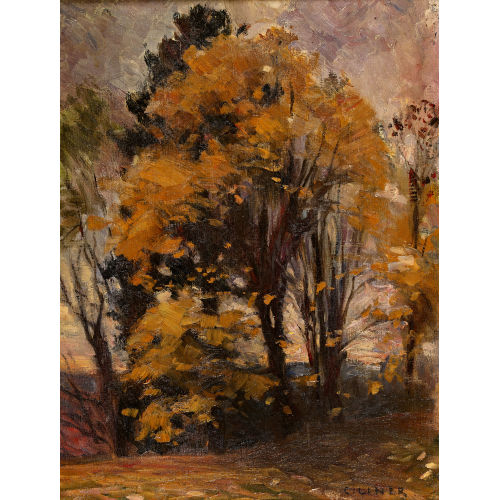CARL AUGUST LINER : Herbstlandschaft (DOBIASCHOFSKY AUKTIONEN AG)