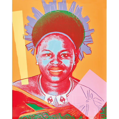 ANDY WARHOL : 'Queen Ntombi Twala of Swaziland' (DOBIASCHOFSKY AUKTIONEN AG)