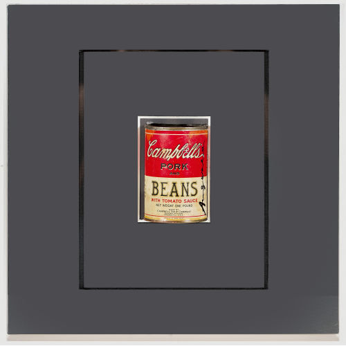 ANDY WARHOL : Autogramm auf Campbell's Blechdose (DOBIASCHOFSKY AUKTIONEN AG)