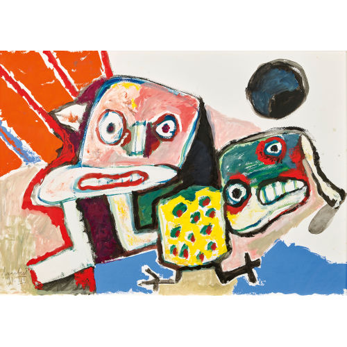 LUBERTUS JACOBUS) LUCEBERT (EIGTL. SWAANSWIJK : Untitled (DOBIASCHOFSKY AUKTIONEN AG)