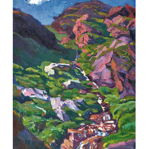 GIOVANNI GIACOMETTI : 'Ruscello alpestre' (DOBIASCHOFSKY AUKTIONEN AG)