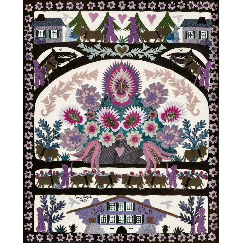 ANNE ROSAT : Blumenbouquet (DOBIASCHOFSKY AUKTIONEN AG)