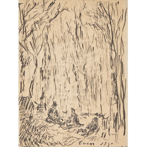 JAMES ENSOR : Dans la for�t (DOBIASCHOFSKY AUKTIONEN AG)