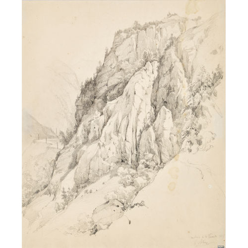 EUG�NE STANISLAS ALEXANDRE BL�RY : 'Rochers � la Fauchille' (DOBIASCHOFSKY AUKTIONEN AG)
