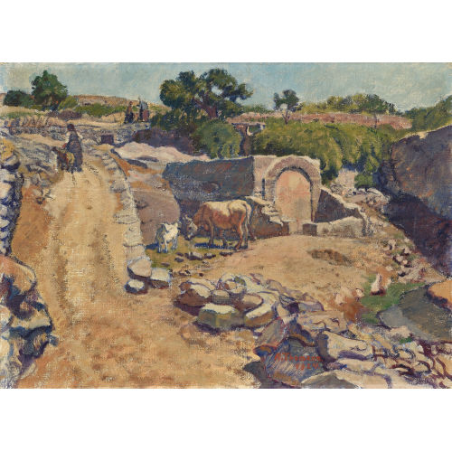 GUSTAV ADOLF THOMANN : S�dliche Landschaft (DOBIASCHOFSKY AUKTIONEN AG)