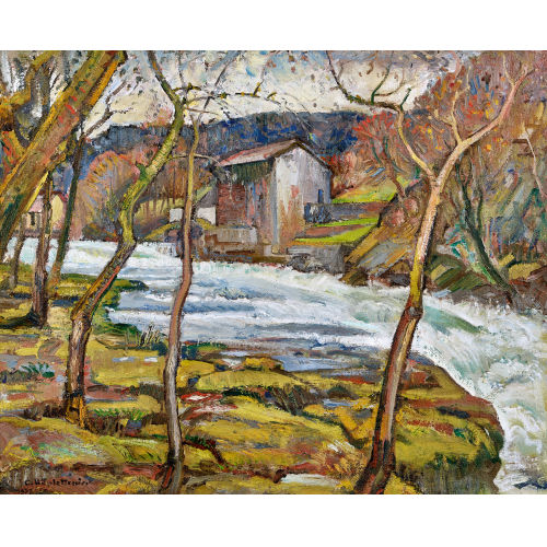 CHARLES L'EPLATTENIER : 'Maison pr�s du Haut du Doubs' (DOBIASCHOFSKY AUKTIONEN AG)