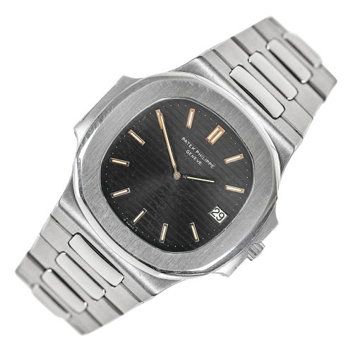 PATEK PHILIPPE : Herrenarmbanduhr 'Nautilus Jumbo' (DOBIASCHOFSKY AUKTIONEN AG)