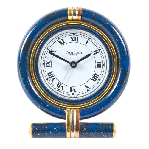 CARTIER : Tischwecker, um 1980 (DOBIASCHOFSKY AUKTIONEN AG)