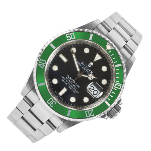 ROLEX : Herrenarmbanduhr 'Oyster Perpetual Date, Submariner' (DOBIASCHOFSKY AUKTIONEN AG)