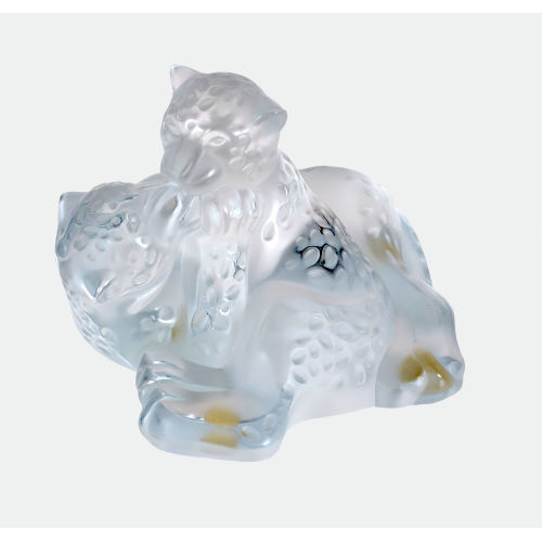 LALIQUE : Spielende Geparden, Paris, 2. H�lfte 20. Jh (DOBIASCHOFSKY AUKTIONEN AG)