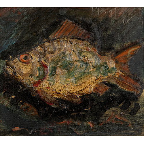 LEOPOLD II HAEFLIGER : Stillleben mit Fisch (DOBIASCHOFSKY AUKTIONEN AG)