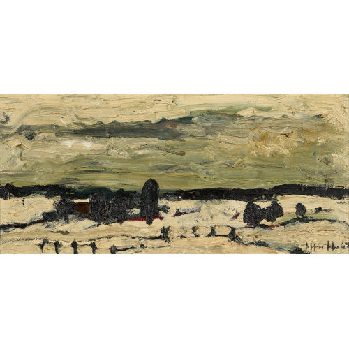 LEOPOLD II HAEFLIGER : Winterliche Landschaft (DOBIASCHOFSKY AUKTIONEN AG)