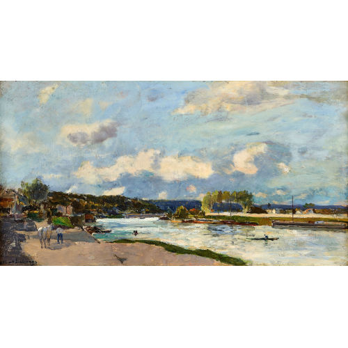 ALBERT MARIE LEBOURG : 'La Seine au Bas-Meudon' (DOBIASCHOFSKY AUKTIONEN AG)