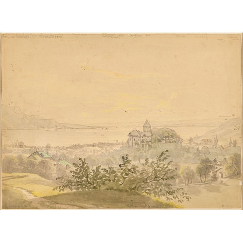 EMANUEL LABHARDT : 'Chateau de Blonay' (DOBIASCHOFSKY AUKTIONEN AG)