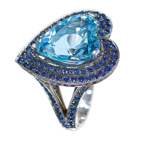 TOPAS-RING : Mauboussin 'Subtile Raison', Paris (DOBIASCHOFSKY AUKTIONEN AG)