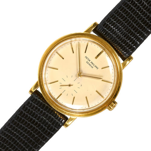 PATEK PHILIPPE : Vintage-Herrenarmbanduhr 'Calatrava' (DOBIASCHOFSKY AUKTIONEN AG)