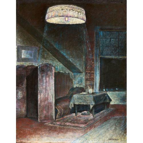 LOUIS D�RR : N�chtliches Interieur (DOBIASCHOFSKY AUKTIONEN AG)