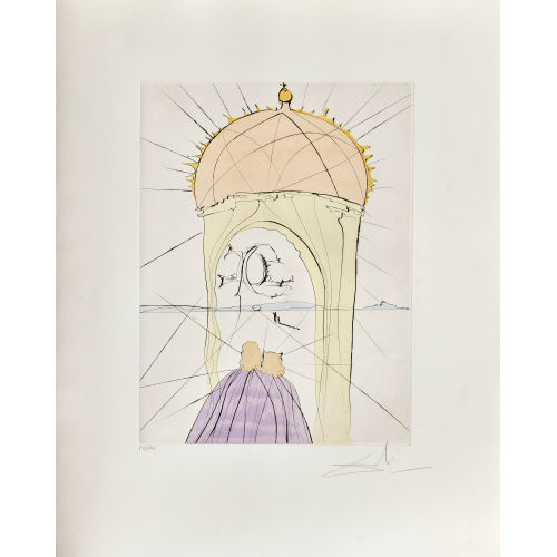 SALVADOR DAL� : 'Picasso: A Ticket for Glory' (DOBIASCHOFSKY AUKTIONEN AG)