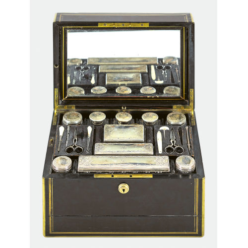 TOILETTENK�STCHEN : London, 2. H�lfte 19. Jh. (S. Mordan & Co.) (DOBIASCHOFSKY AUKTIONEN AG)