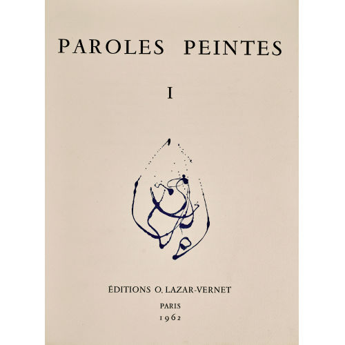 MARC CHAGALL : 'Paroles Peintes I' (DOBIASCHOFSKY AUKTIONEN AG)