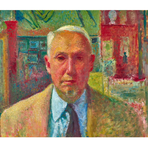 CUNO AMIET : Selbstbildnis (DOBIASCHOFSKY AUKTIONEN AG)